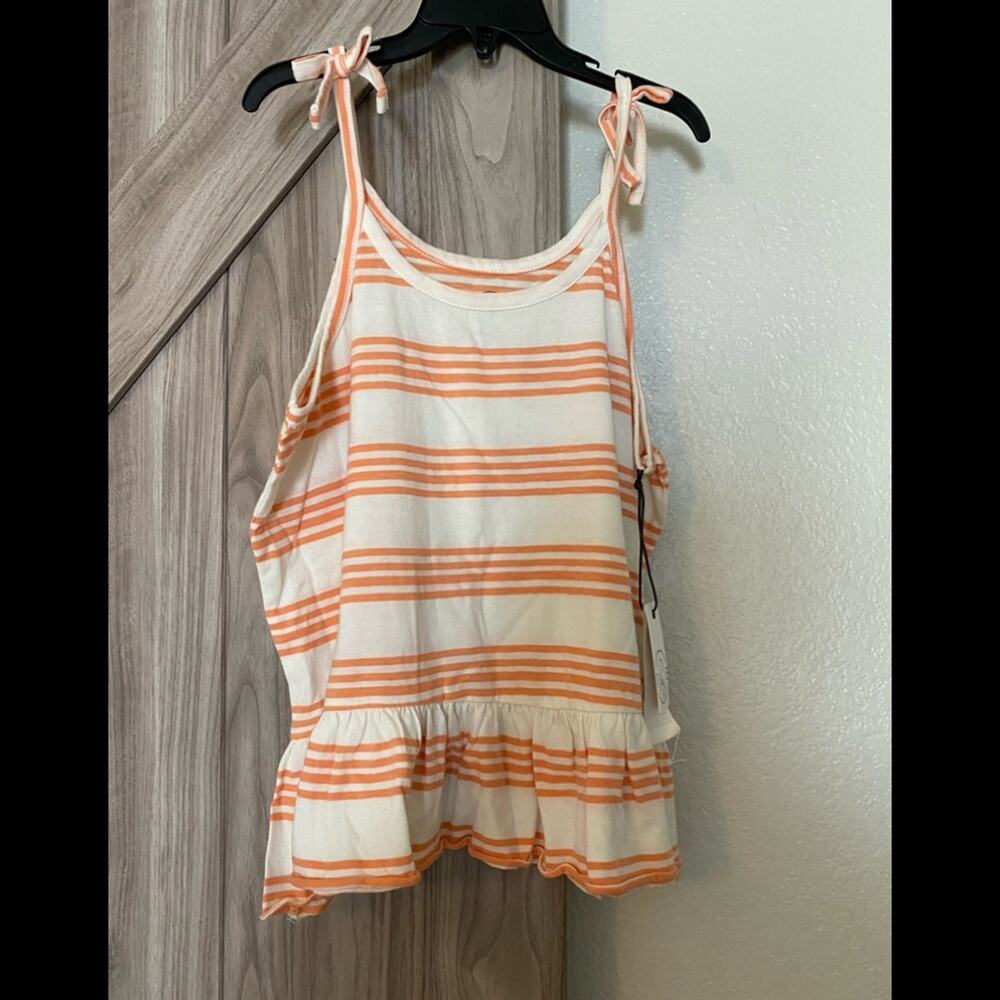 NWT treasure & Bond Stripe peplum tank top
